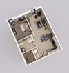 Unit F floor plan Unit F floor plan